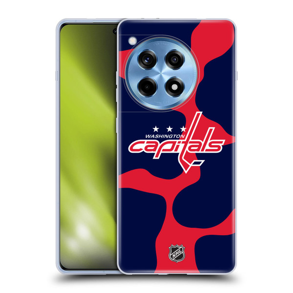 NHL Washington Capitals Cow Pattern Soft Gel Case for OPPO OnePlus Ace 3 5G