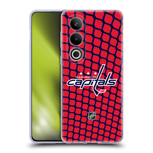 NHL Washington Capitals Net Pattern Soft Gel Case for OPPO OnePlus Ace 3V 5G