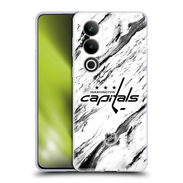 NHL Washington Capitals Marble Soft Gel Case for OPPO OnePlus Ace 3V 5G