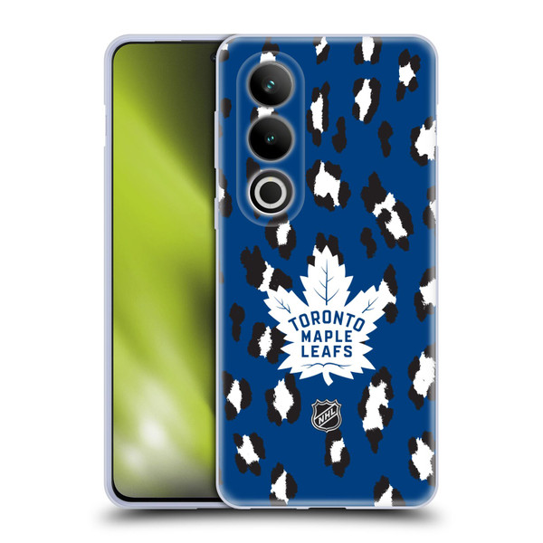NHL Toronto Maple Leafs Leopard Patten Soft Gel Case for OPPO OnePlus Ace 3V 5G