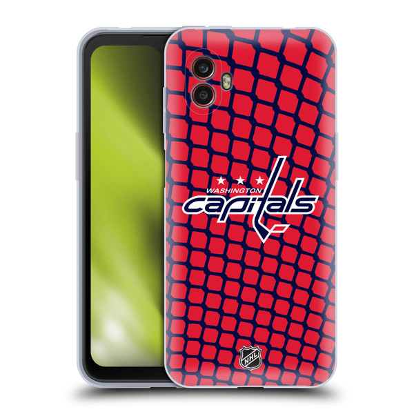 NHL Washington Capitals Net Pattern Soft Gel Case for Samsung Galaxy Xcover6 Pro/Pro2