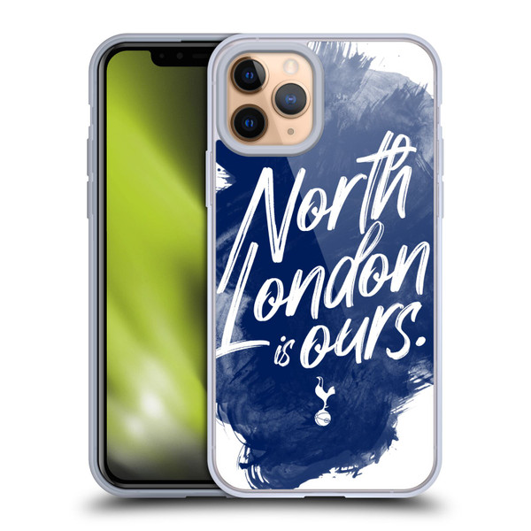 Tottenham Hotspur F.C. Badge North London Is Ours Soft Gel Case for Apple iPhone 11 Pro