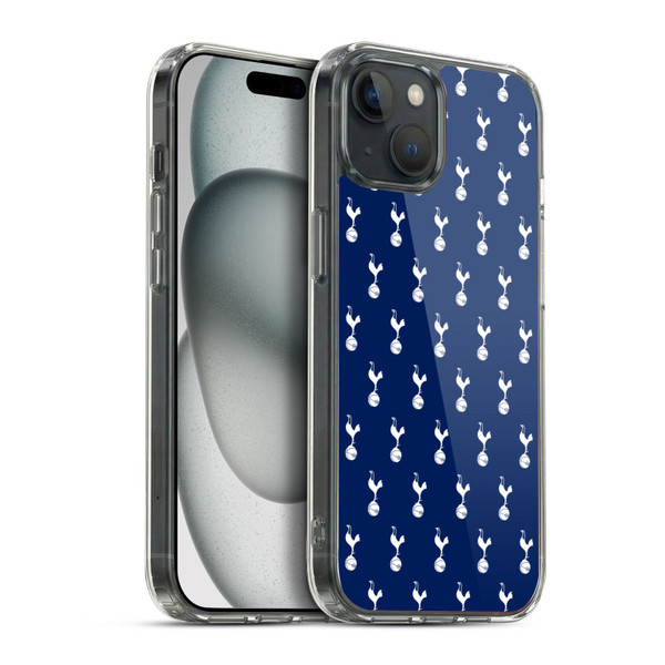 Tottenham Hotspur F.C. Badge Pattern Soft Gel Case for Apple iPhone 15 Plus & MagSafe