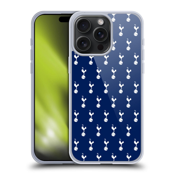 Tottenham Hotspur F.C. Badge Pattern Soft Gel Case for Apple iPhone 15 Pro Max & MagSafe