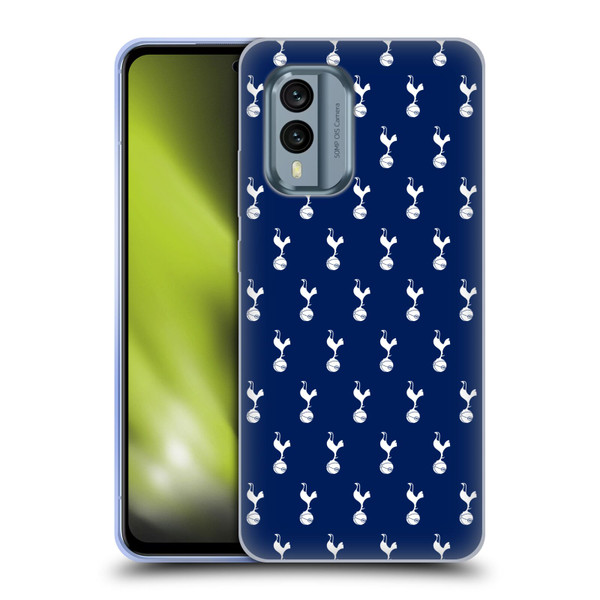 Tottenham Hotspur F.C. Badge Pattern Soft Gel Case for Nokia X30