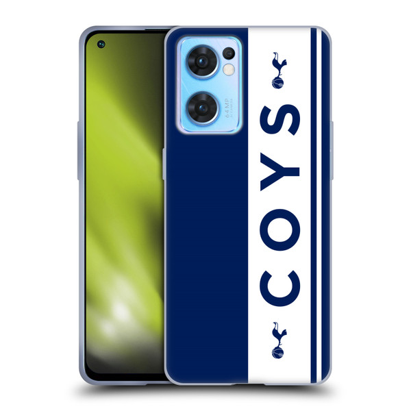 Tottenham Hotspur F.C. Badge COYS Soft Gel Case for OPPO Reno7 5G / Find X5 Lite