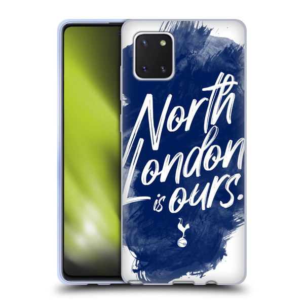 Tottenham Hotspur F.C. Badge North London Is Ours Soft Gel Case for Samsung Galaxy Note10 Lite