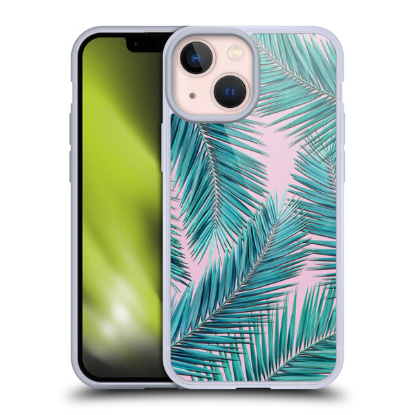 Mark Ashkenazi Banana Life Palm Tree Soft Gel Case for Apple iPhone 13 Mini