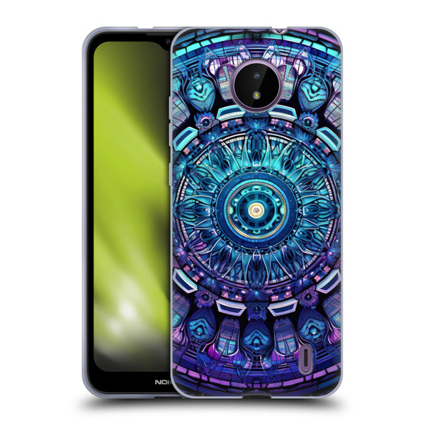 Mark Ashkenazi Multicolor Florals Psychedelic Art Soft Gel Case for Nokia C10 / C20