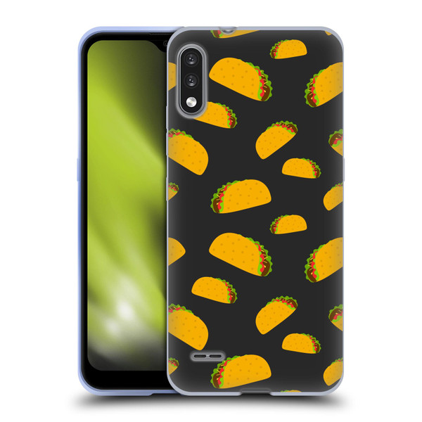 PLdesign Food Patterns Cool Fun Taco Soft Gel Case for LG K22