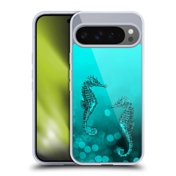 LebensArt Mix Art Seahorse Soft Gel Case for Google Pixel 9 Pro XL