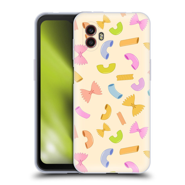 PLdesign Food Patterns Macaroni Pasta Colored Soft Gel Case for Samsung Galaxy Xcover6 Pro/Pro2