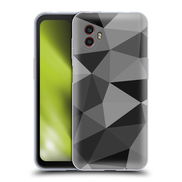 PLdesign Geometric Patterns Dark Gray Mesh Soft Gel Case for Samsung Galaxy Xcover6 Pro/Pro2
