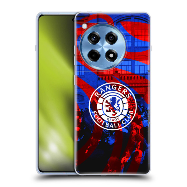 Rangers FC Crest Logo Stadium Soft Gel Case for OnePlus 12R