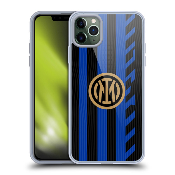 Fc Internazionale Milano 2024/25 Crest Kit Home Soft Gel Case for Apple iPhone 11 Pro Max & MagSafe
