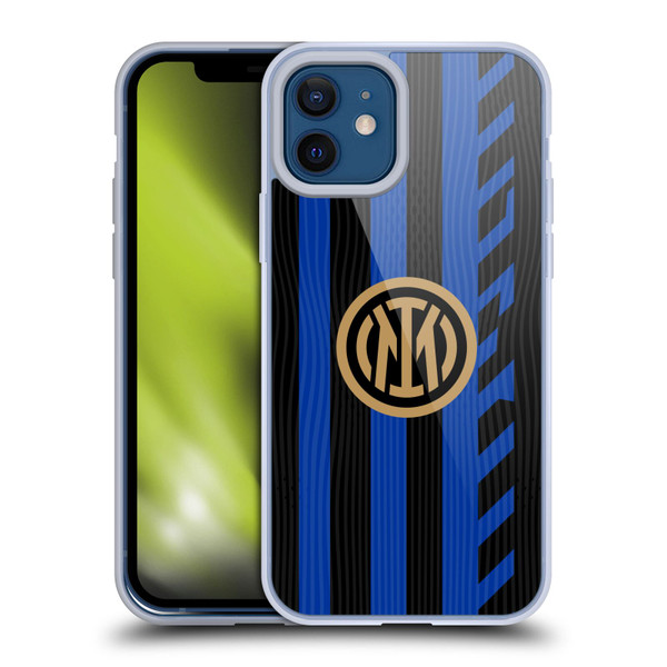 Fc Internazionale Milano 2024/25 Crest Kit Home Soft Gel Case for Apple iPhone 12 / iPhone 12 Pro