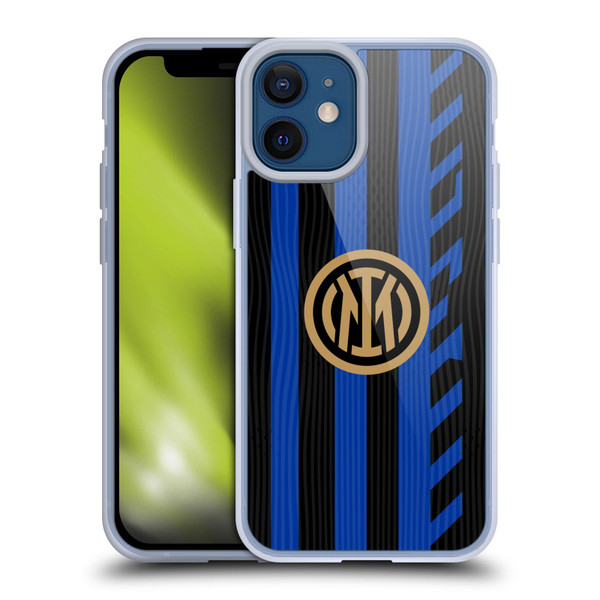 Fc Internazionale Milano 2024/25 Crest Kit Home Soft Gel Case for Apple iPhone 12 Mini
