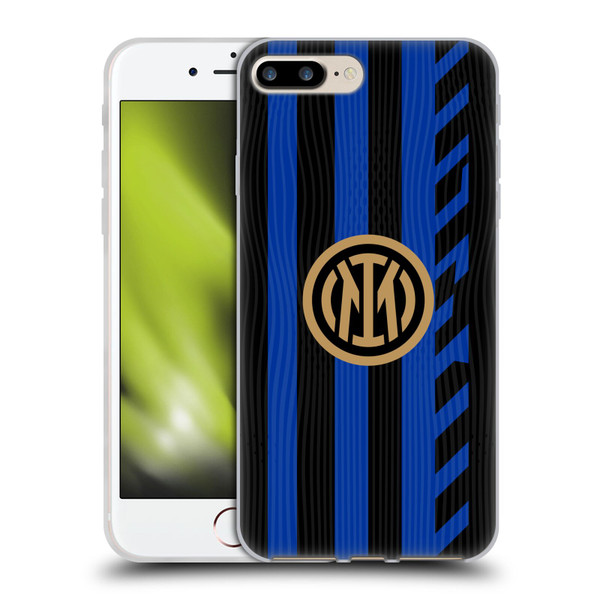 Fc Internazionale Milano 2024/25 Crest Kit Home Soft Gel Case for Apple iPhone 7 Plus / iPhone 8 Plus & MagSafe