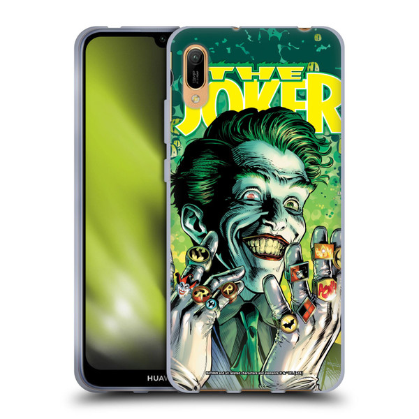 Batman DC Comics 90th Anniversary Comic Books The Joker #7 Soft Gel Case for Huawei Y6 Pro (2019)