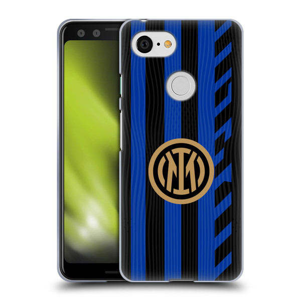 Fc Internazionale Milano 2024/25 Crest Kit Home Soft Gel Case for Google Pixel 3