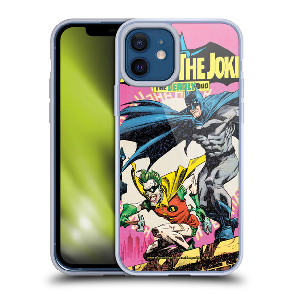 Batman DC Comics 90th Anniversary Comic Books Batman And Joker Soft Gel Case for Apple iPhone 12 / iPhone 12 Pro