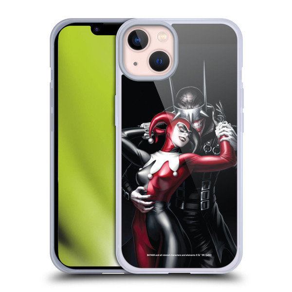 Batman DC Comics 90th Anniversary Comic Books Harley Quinn Soft Gel Case for Apple iPhone 13