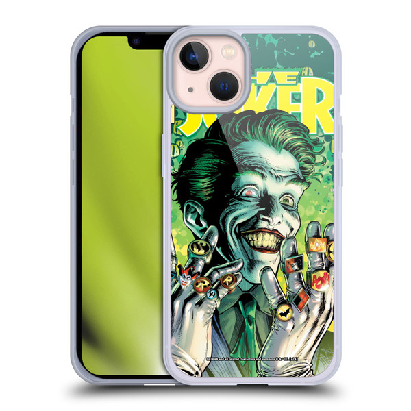 Batman DC Comics 90th Anniversary Comic Books The Joker #7 Soft Gel Case for Apple iPhone 13