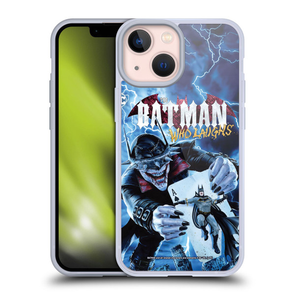Batman DC Comics 90th Anniversary Comic Books The Batman Who Laughs Soft Gel Case for Apple iPhone 13 Mini