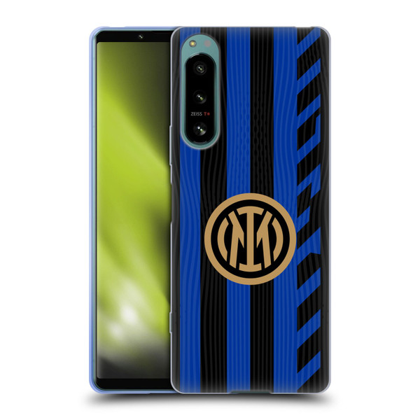 Fc Internazionale Milano 2024/25 Crest Kit Home Soft Gel Case for Sony Xperia 5 IV