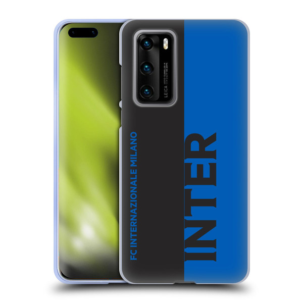 Fc Internazionale Milano Graphics Half Soft Gel Case for Huawei P40 5G