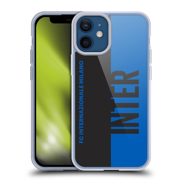 Fc Internazionale Milano Graphics Half Soft Gel Case for Apple iPhone 12 Mini & MagSafe