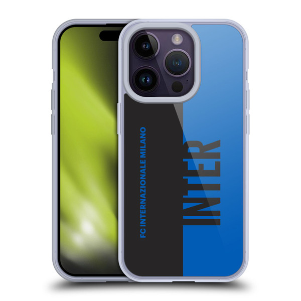 Fc Internazionale Milano Graphics Half Soft Gel Case for Apple iPhone 14 Pro & MagSafe
