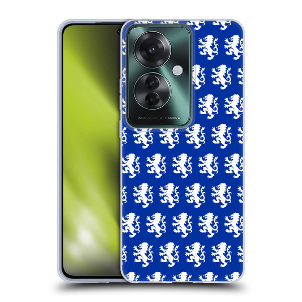 Rangers FC Crest Pattern Soft Gel Case for OPPO Reno11 F 5G / F25 Pro 5G