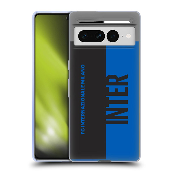 Fc Internazionale Milano Graphics Half Soft Gel Case for Google Pixel 7 Pro