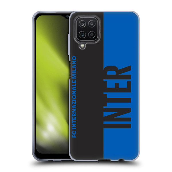 Fc Internazionale Milano Graphics Half Soft Gel Case for Samsung Galaxy A12 (2020)