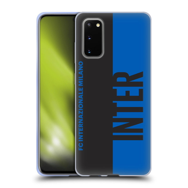 Fc Internazionale Milano Graphics Half Soft Gel Case for Samsung Galaxy S20 / S20 5G