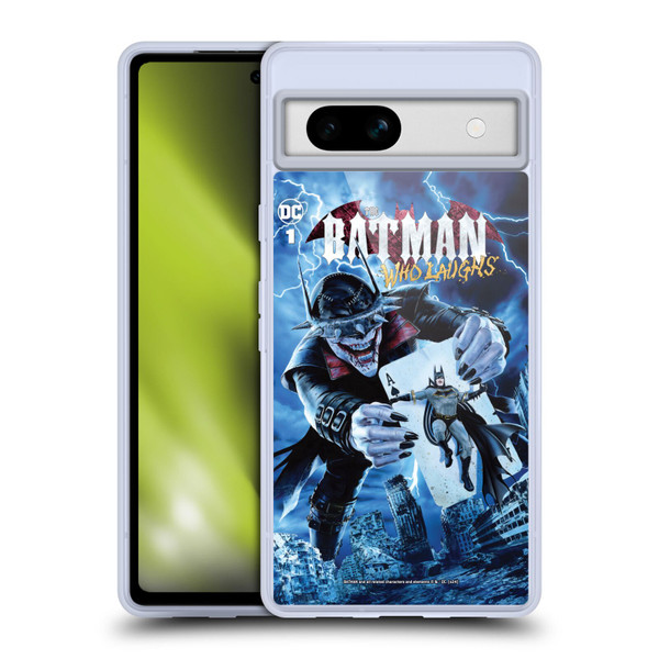 Batman DC Comics 90th Anniversary Comic Books The Batman Who Laughs Soft Gel Case for Google Pixel 7a