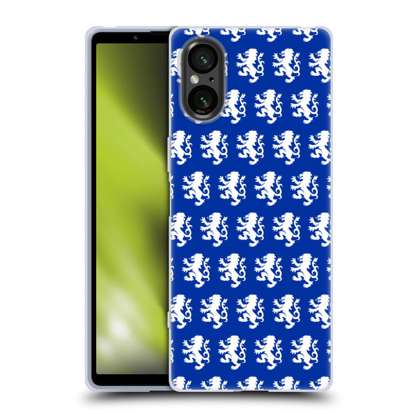 Rangers FC Crest Pattern Soft Gel Case for Sony Xperia 5 V 5G