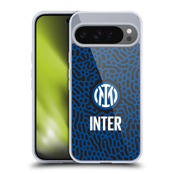 Fc Internazionale Milano Patterns Abstract 2 Soft Gel Case for Google Pixel 9 Pro XL