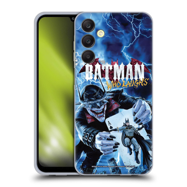 Batman DC Comics 90th Anniversary Comic Books The Batman Who Laughs Soft Gel Case for Samsung Galaxy A25 5G