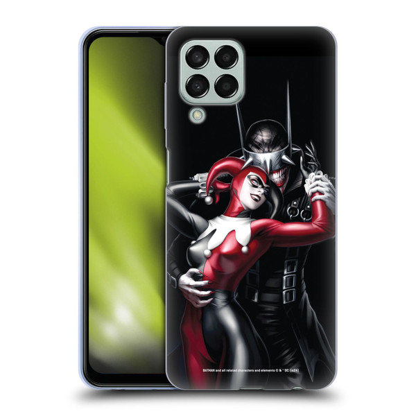 Batman DC Comics 90th Anniversary Comic Books Harley Quinn Soft Gel Case for Samsung Galaxy M33 (2022)