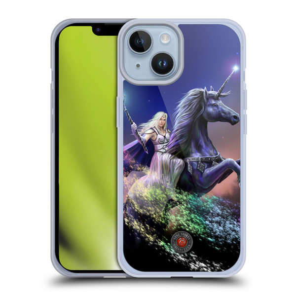 Anne Stokes Mix Fantasy Art Rainbow Magic Soft Gel Case for Apple iPhone 14