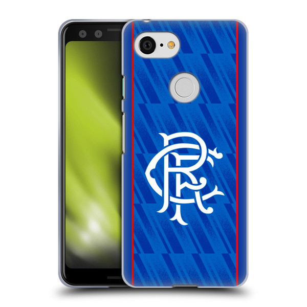 Rangers FC 2024/25 Kit Home Soft Gel Case for Google Pixel 3