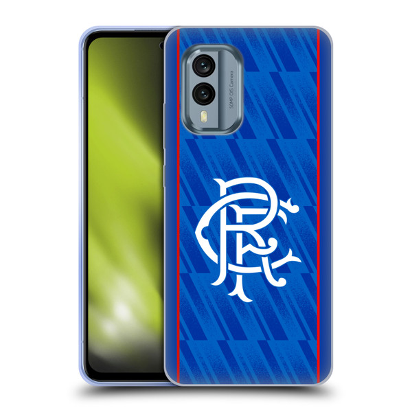 Rangers FC 2024/25 Kit Home Soft Gel Case for Nokia X30
