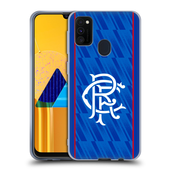 Rangers FC 2024/25 Kit Home Soft Gel Case for Samsung Galaxy M30s (2019)/M21 (2020)
