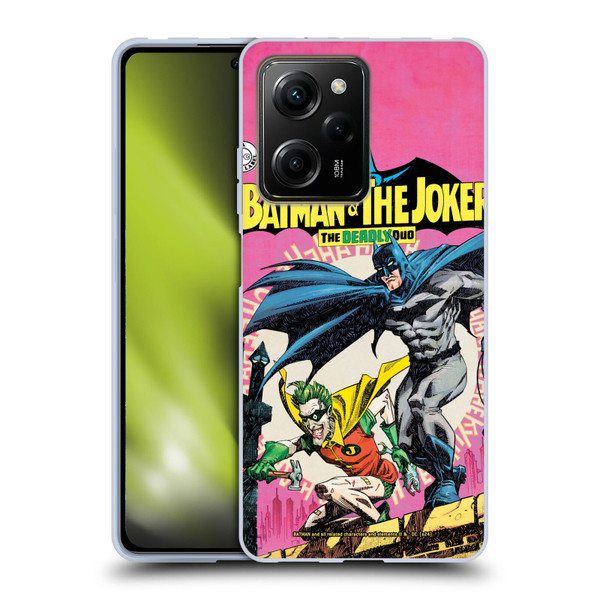Batman DC Comics 90th Anniversary Comic Books Batman And Joker Soft Gel Case for Xiaomi Redmi Note 12 Pro 5G