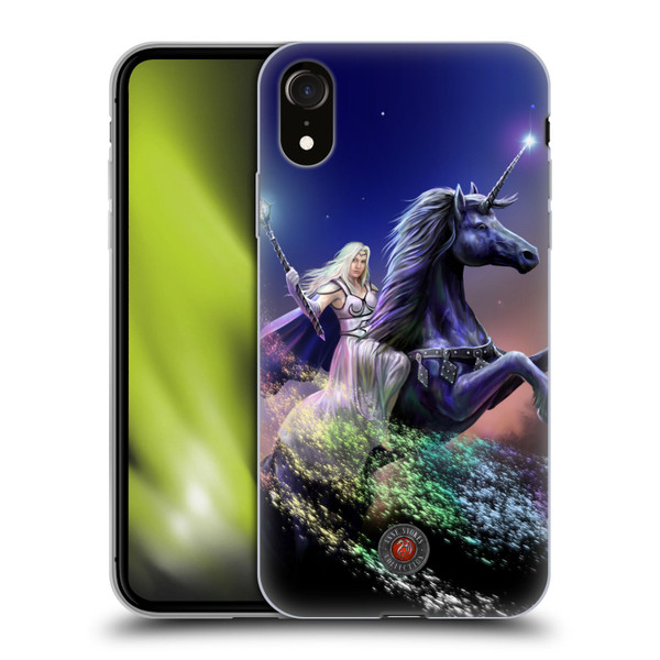 Anne Stokes Mix Fantasy Art Rainbow Magic Soft Gel Case for Apple iPhone XR