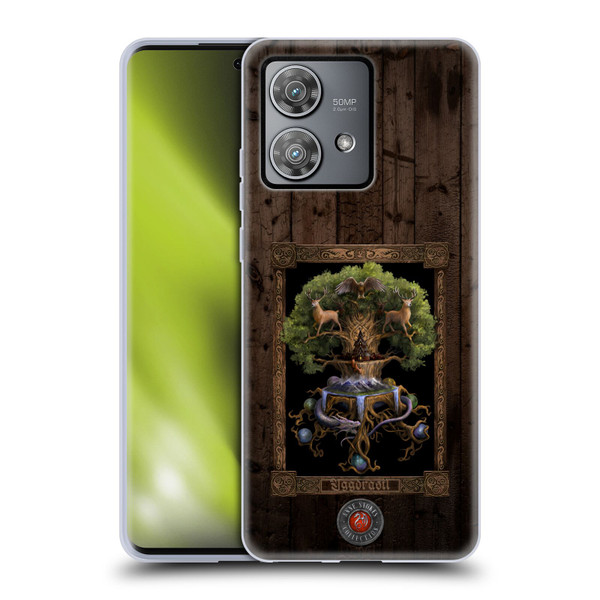 Anne Stokes Mix Fantasy Art Yggdrasil Soft Gel Case for Motorola Edge 40 Neo 5G