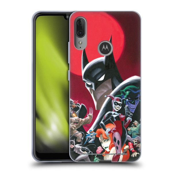 Batman DC Comics Comic Book Cover Dangerous Dames And Demons Soft Gel Case for Motorola Moto E6 Plus