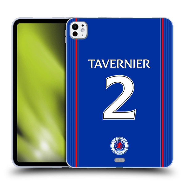 Rangers FC 2023/24 Players Home Kit James Tavernier Soft Gel Case for Apple iPad Pro 11 M4 2024